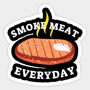 BBQ Smoke Meat Sticker